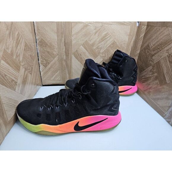 Nike Men's HyperDunk Basketball Black Shoes Size 12.5.  046 - Picture 6 of 13